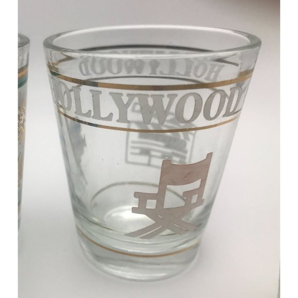 SET OF 4 "PLACES IN THE U.S." SHOT GLASSES Florida, Pensacola, Hollywood & Ocean - Picture 4 of 5